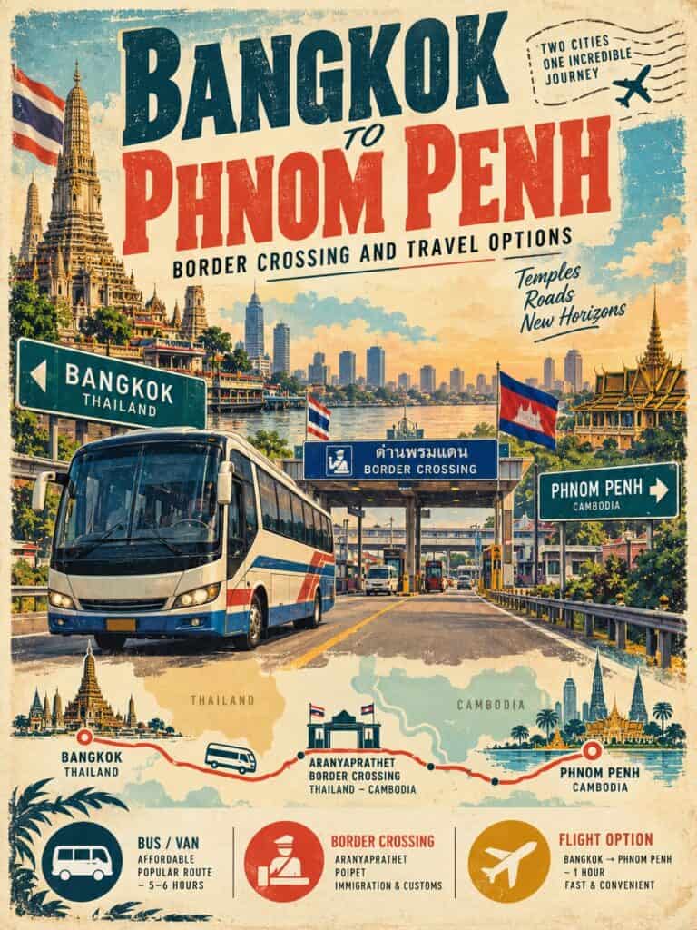 Bangkok to Phnom Penh Border Crossing