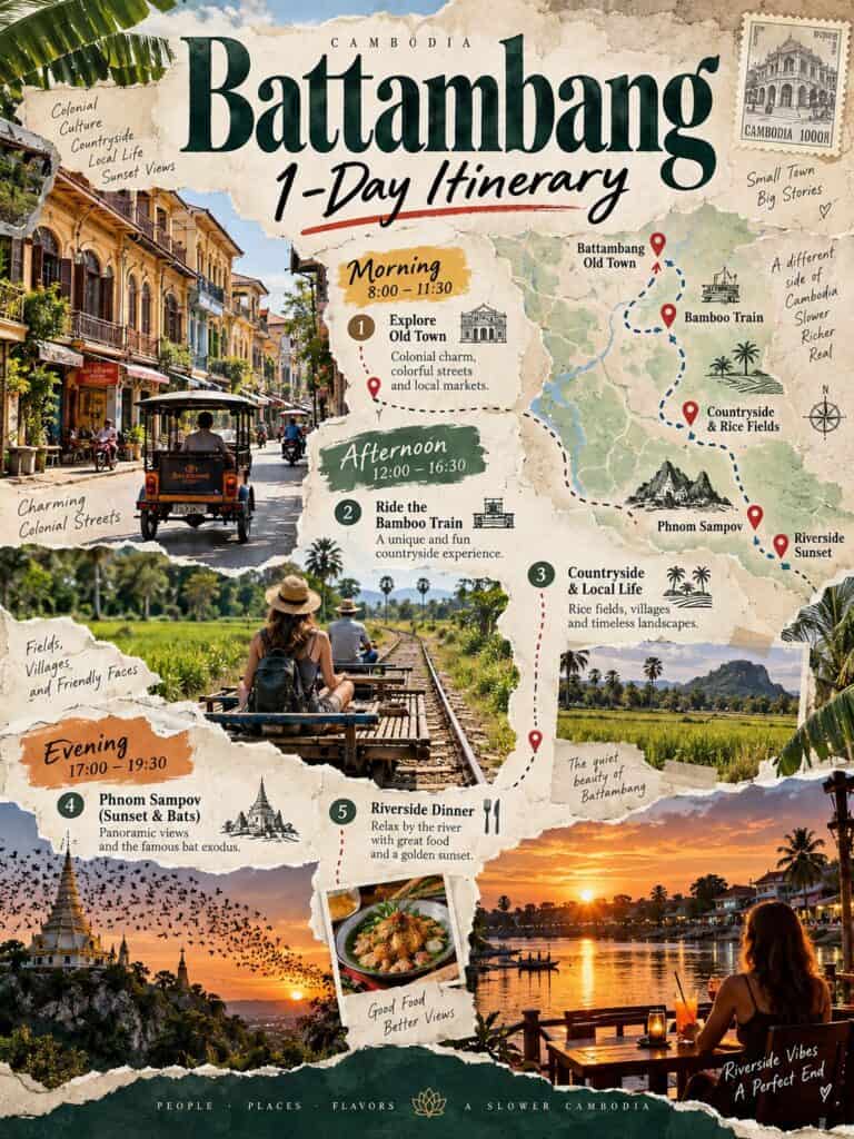 Battambang 1 Day Itinerary