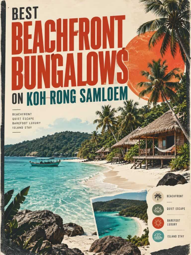 Best Beachfront Bungalows on Koh Rong Samloem