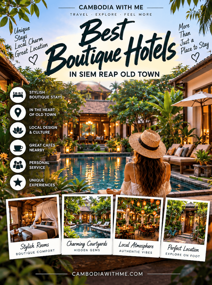 Boutique Hotels in Siem Reap Old Town