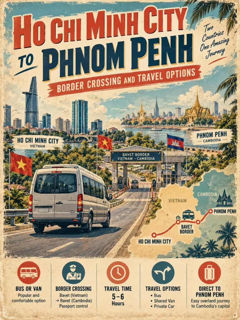 Ho Chi Minh City to Phnom Penh Border Crossing