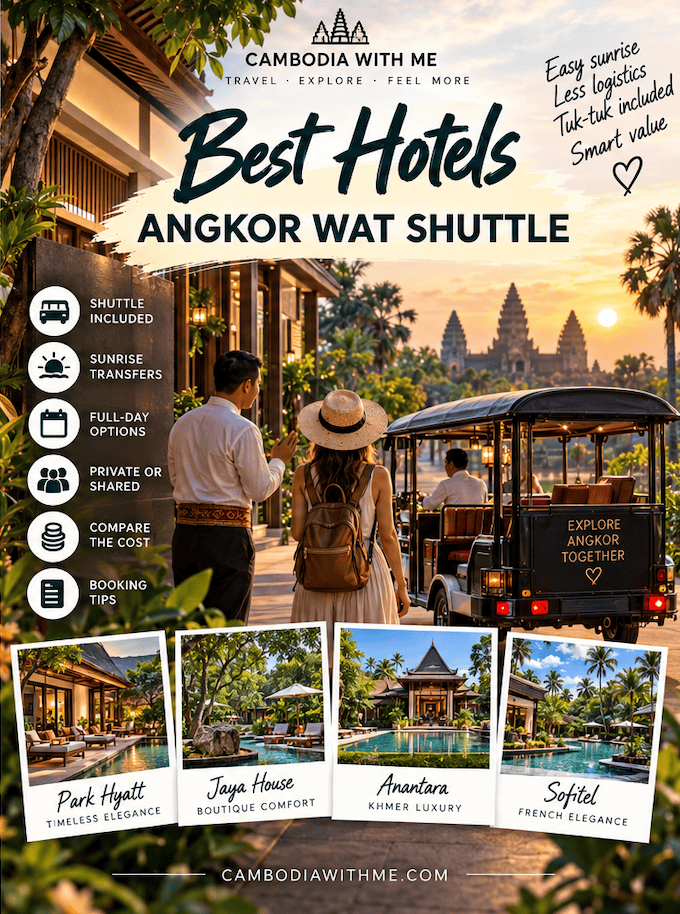 Hotels with Angkor Wat Shuttle