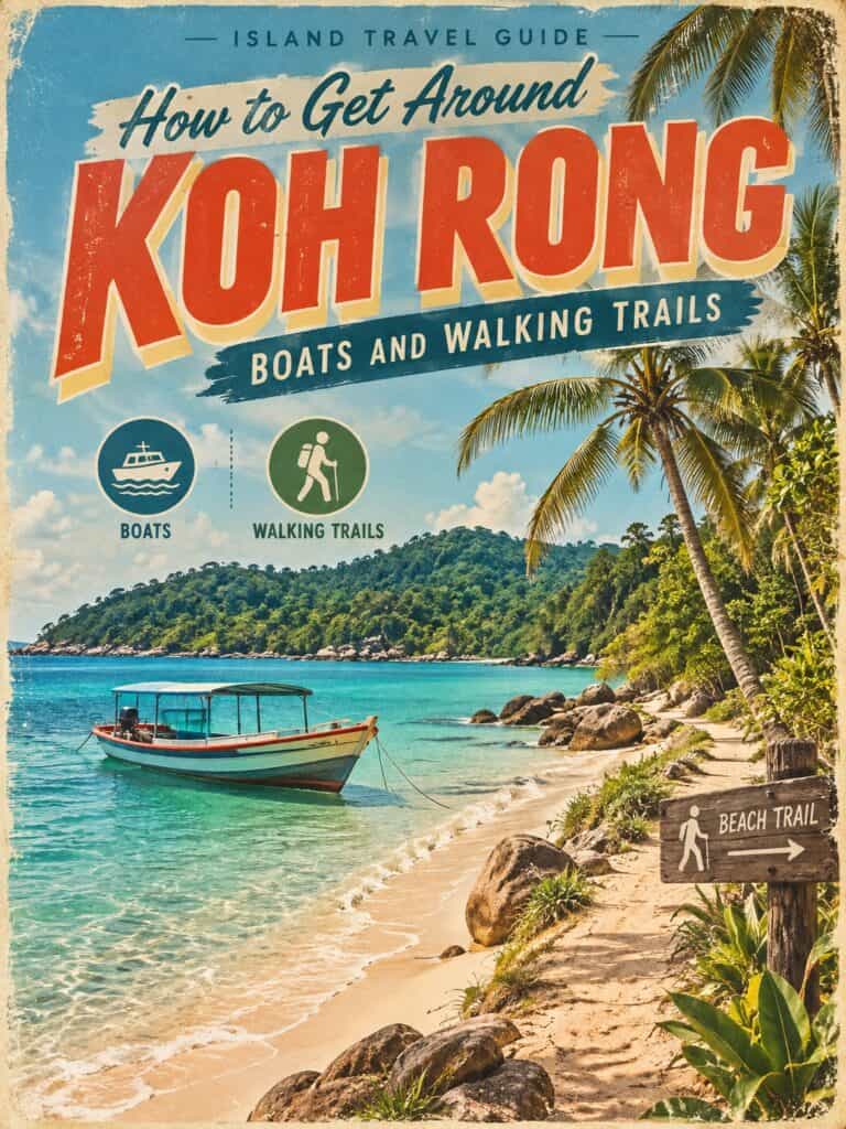 How to Get Around Koh Rong Boats and Walking Trails