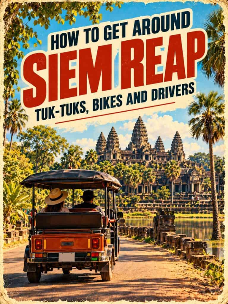 How to Get Around Siem Reap Tuk Tuks Bikes and Drivers