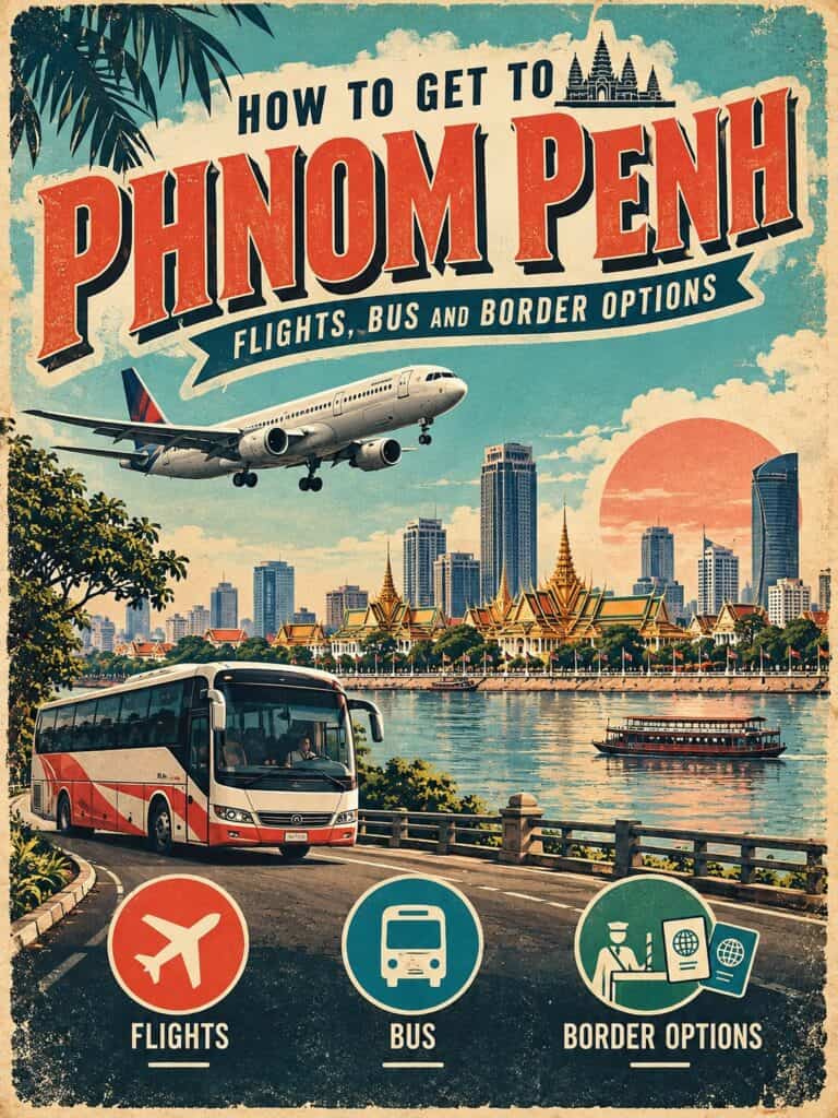 How to Get to Phnom Penh Flights Bus and Border Options