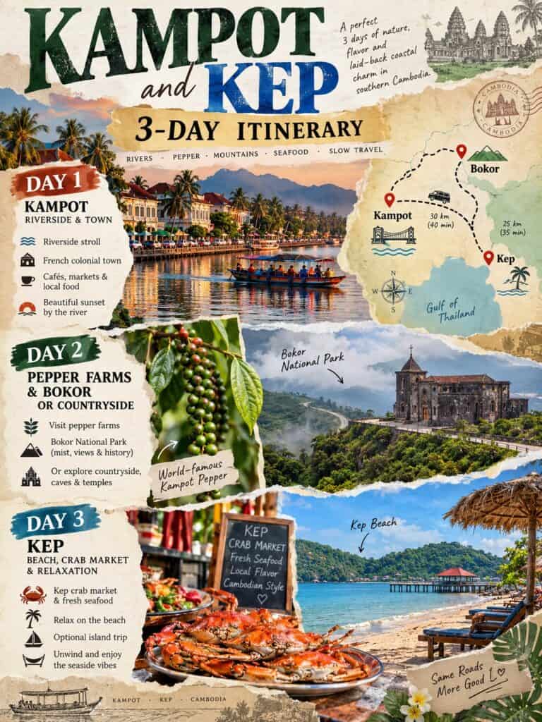 Kampot and Kep 3 Day Itinerary