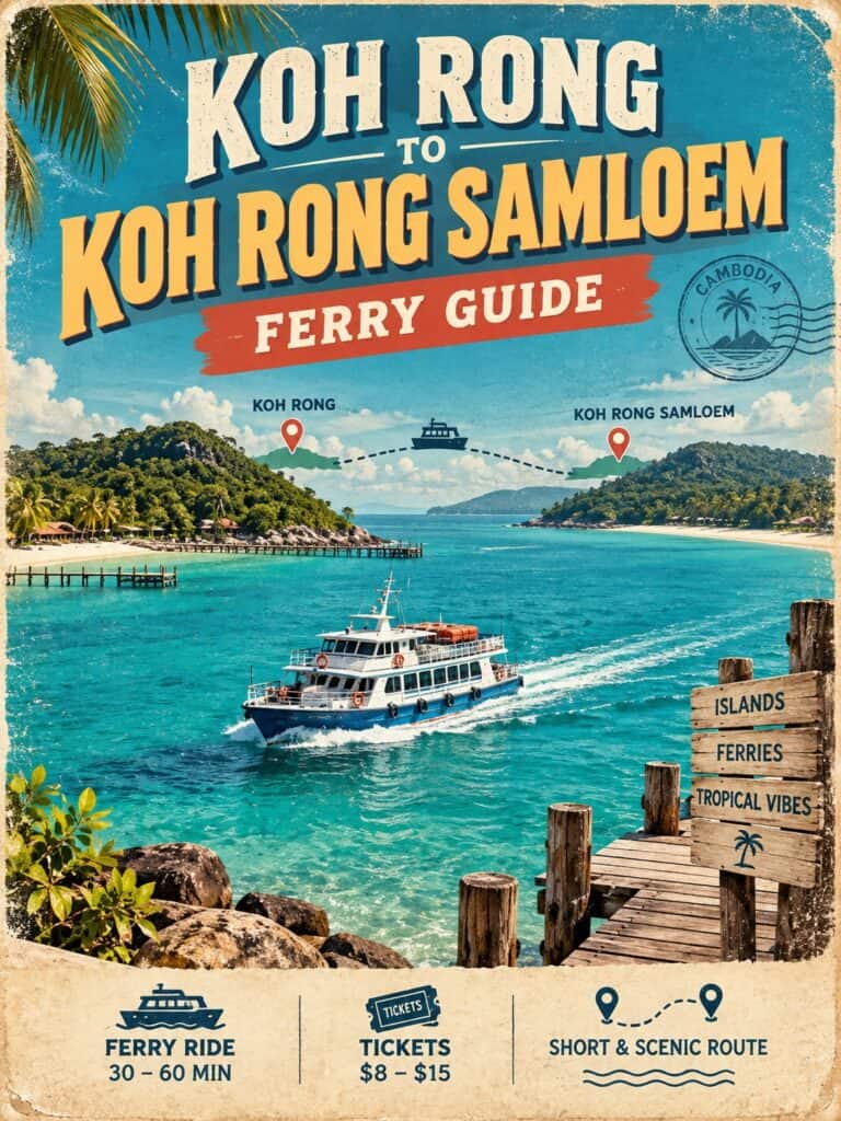 Koh Rong to Koh Rong Samloem Ferry Guide