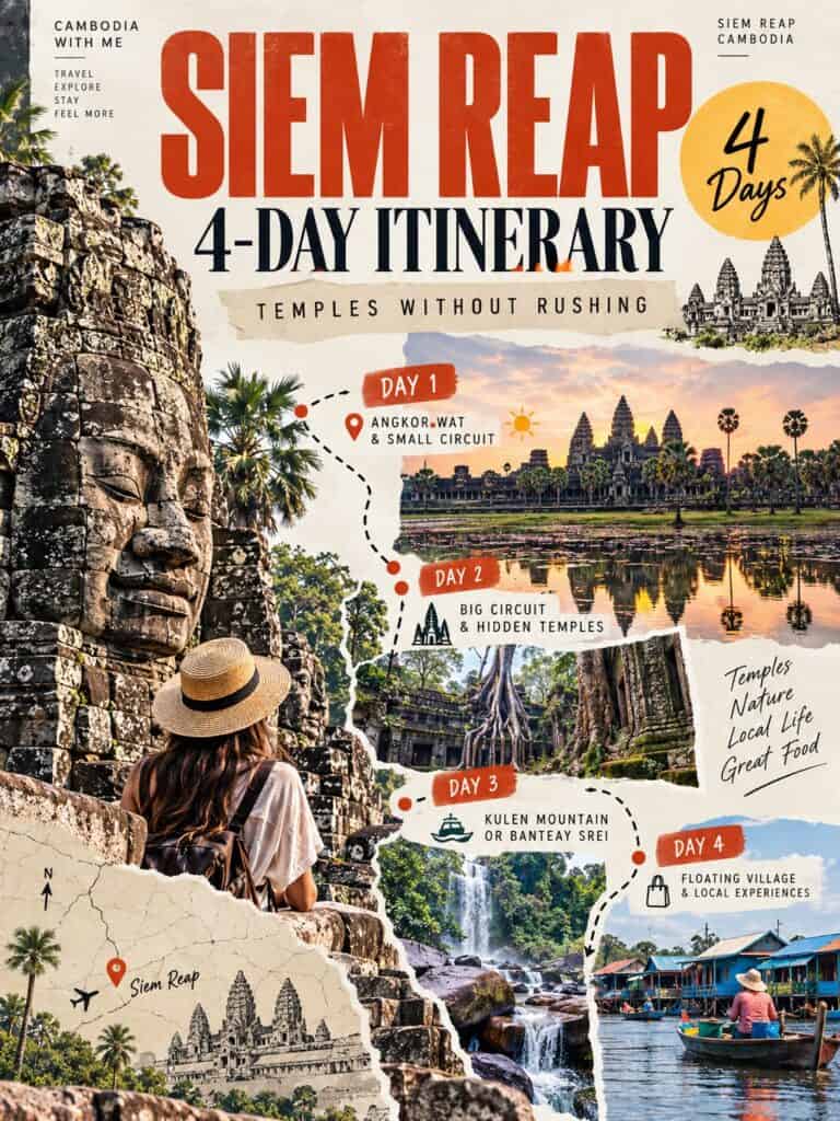 Siem Reap 4 Day Itinerary Temples Without Rushing