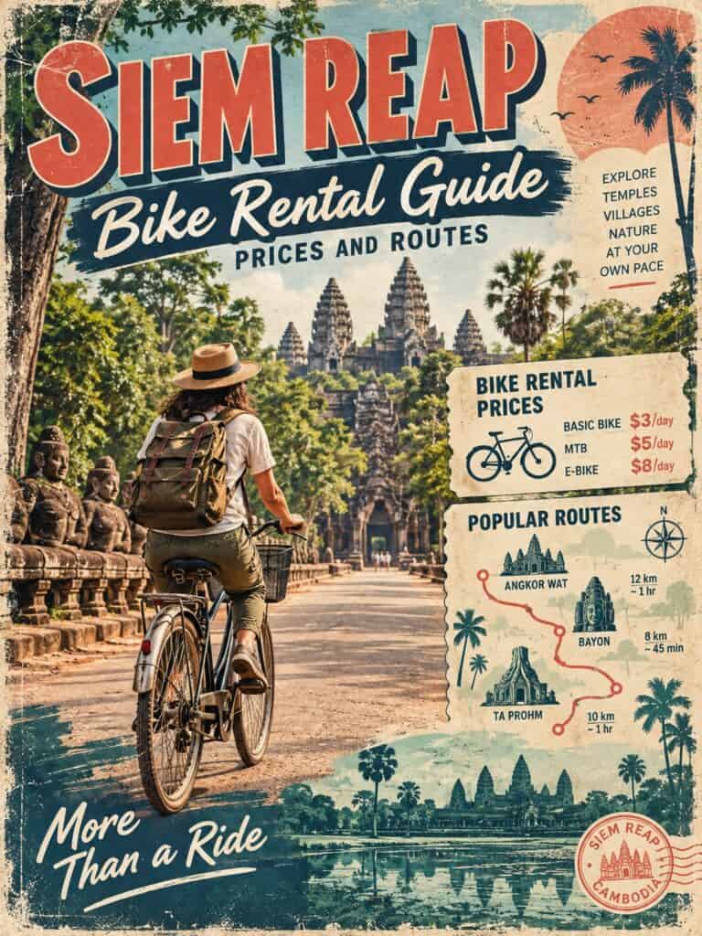 Siem Reap Bike Rental Guide Prices and Routes