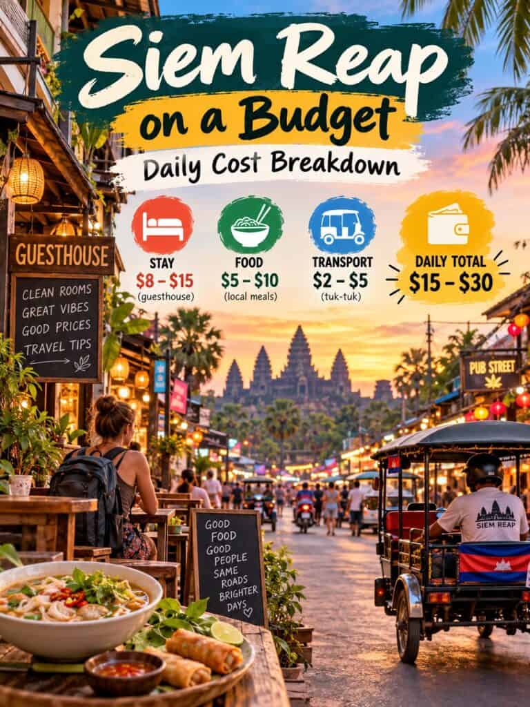 Siem Reap on a Budget Daily Cost Breakdown