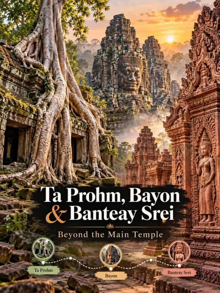Ta Prohm Bayon and Banteay Srei