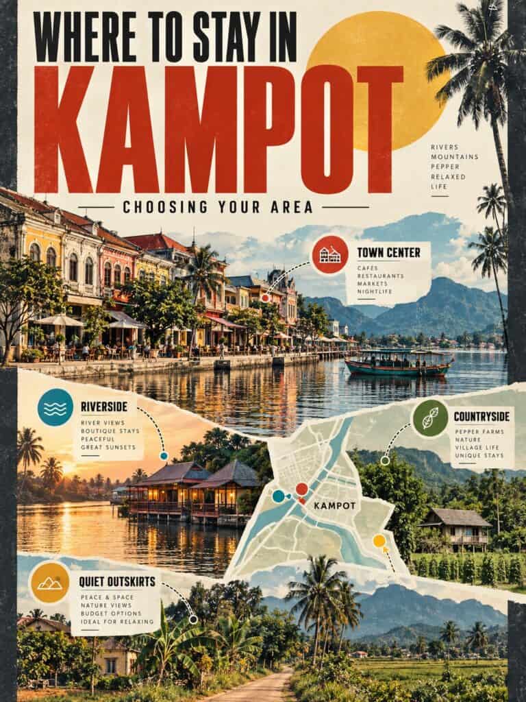 Where to Stay in Kampot Choosing Your Area